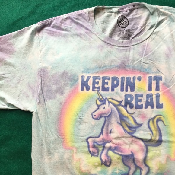 keeping it real unicorn shirt